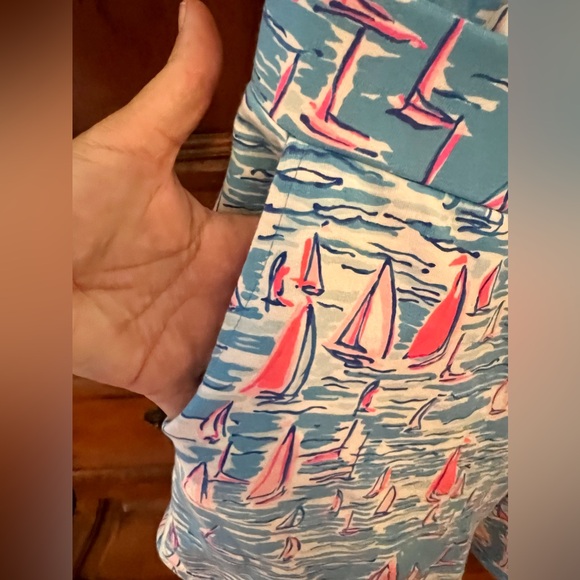 Lilly Pulitzer sailboat pattern romper - Picture 3 of 5